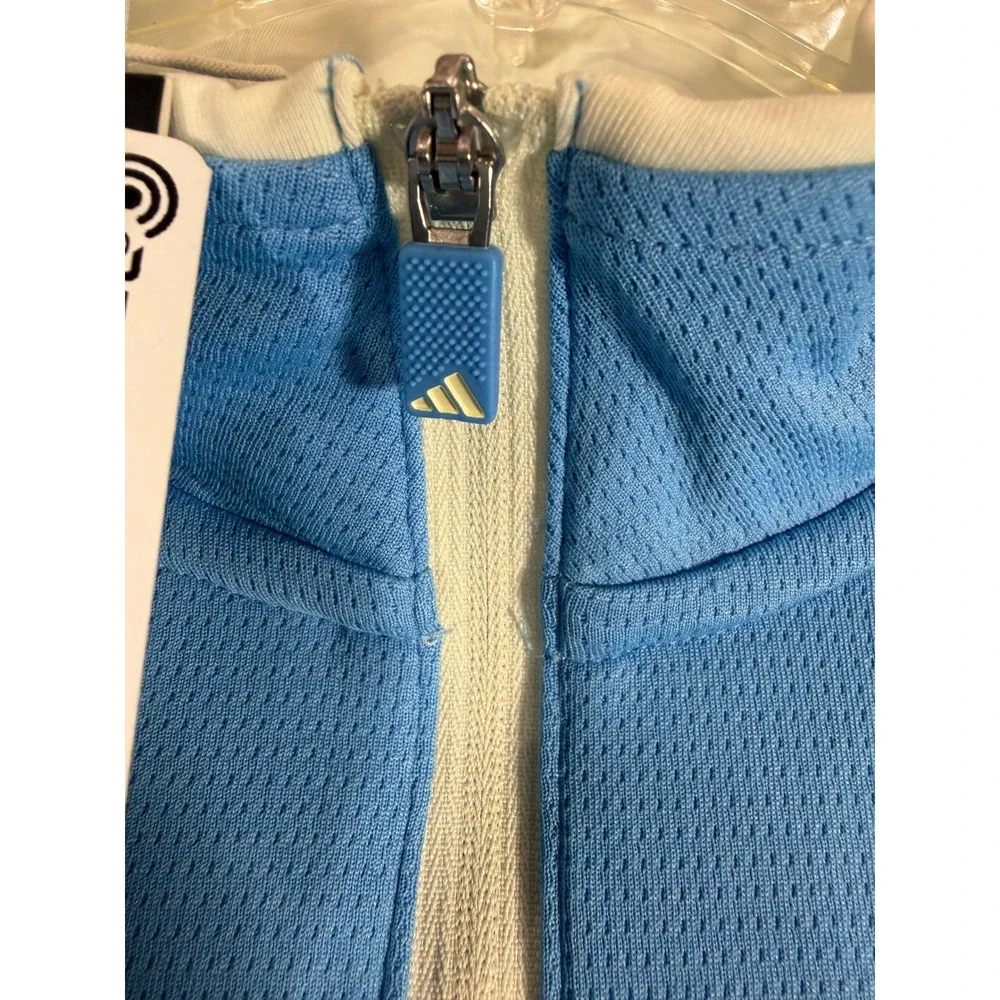 Adidas Core Lightweight 1/4 Zip Golf Pullover Semi Blue Burst IU4510 Mens M NWT